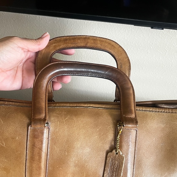 Authentic Coach Brown Handbag Briefcase – VINTAGE! - Picture 8 of 15